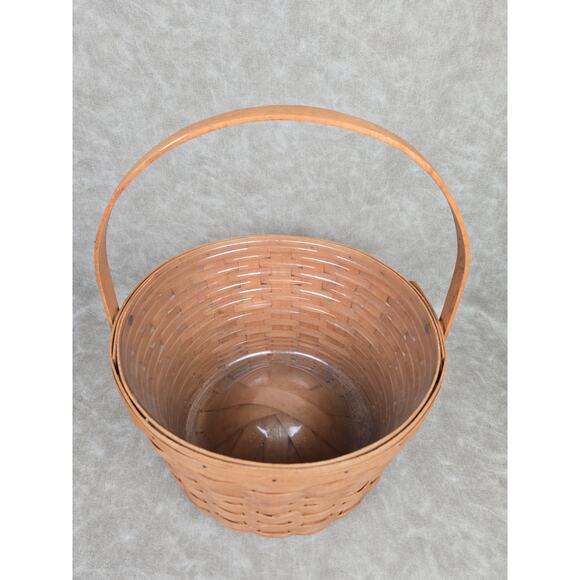 Longaberger Large Fruit Basket and Protector 13" Diameter - Picture 2 of 5